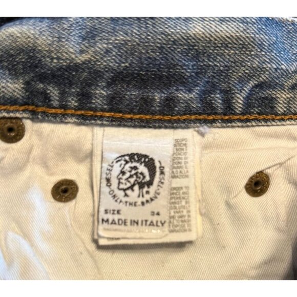 Diesel Industry Denim Division Men's Straight-Leg Jeans Size 34 Made In Italy - Picture 3 of 13